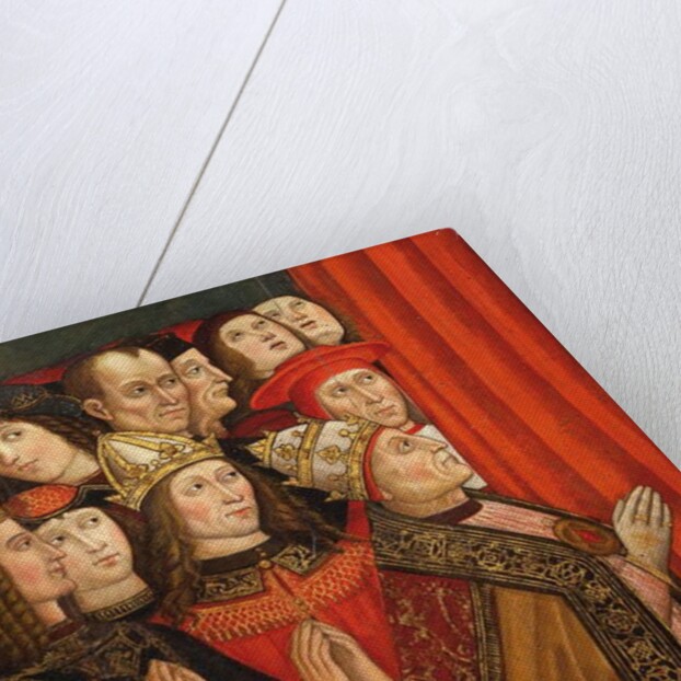 Detail of the Madonna of the Recommended by Cola da & Roma Giovanni Anotnio da Orte