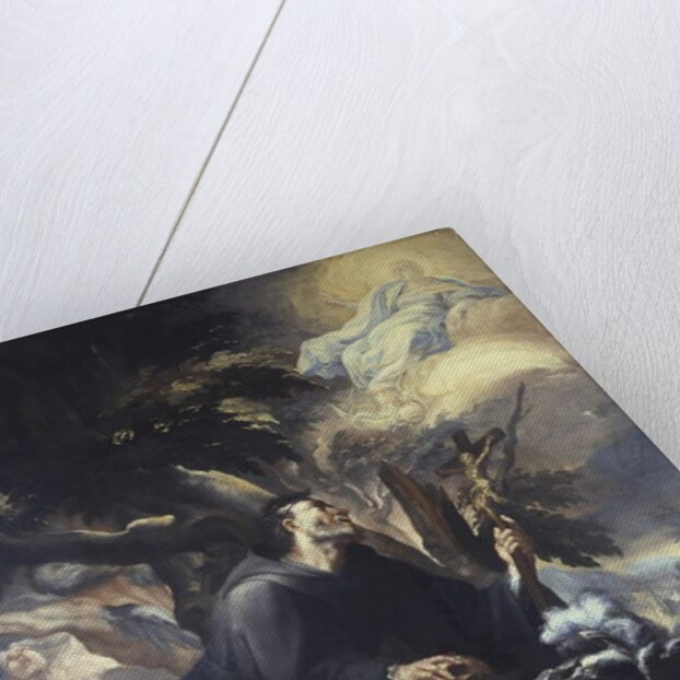 William Of Aquitaine In Penance by Domenico Antonio Vaccaro