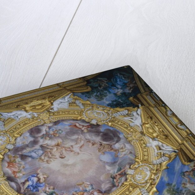 Cosimo I de Medici presented to Apollo by Gloria and Virtues by Pietro da & Ferri Ciro Cortona