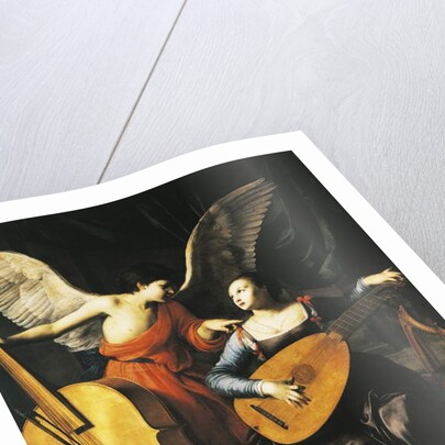 Saint Cecilia and Angel, by Carlo Saraceni, c.1610 by Carlo Saraceni