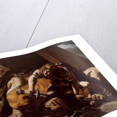 David and Goliath, 1609-10 by Orazio Borgianni