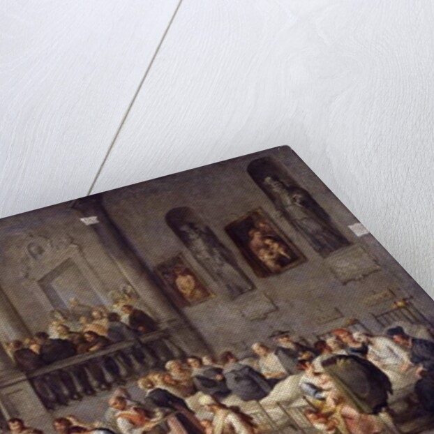 To visit the sick by Cornelis de Wael