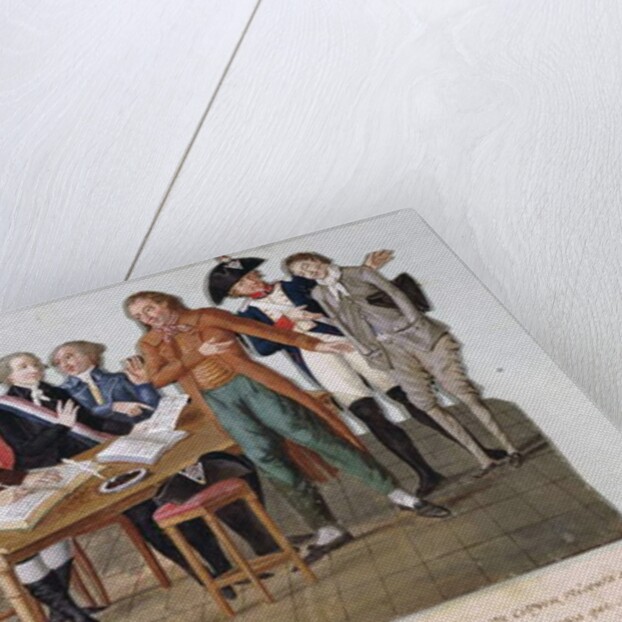 Volunteers heading off to sign up to the army for the war in the Vendee by Pierre Antoine Lesueur