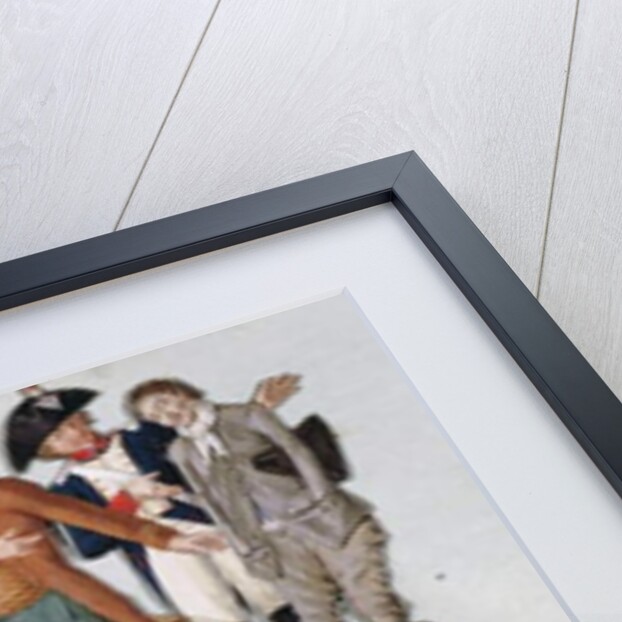 Volunteers heading off to sign up to the army for the war in the Vendee by Pierre Antoine Lesueur