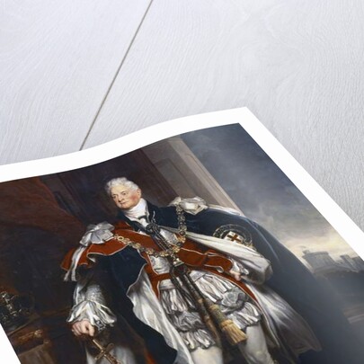 Portrait of King William IV, copy after Sir Martin Archer Shee, 1844 by George Peter Alexander Healy