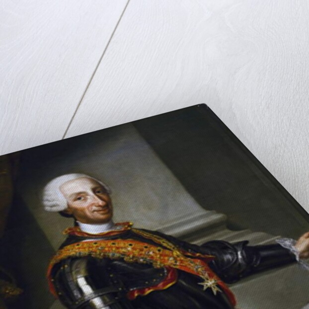 Portrait of Charles III of Bourbon kign of spain by Andres de la Calleja