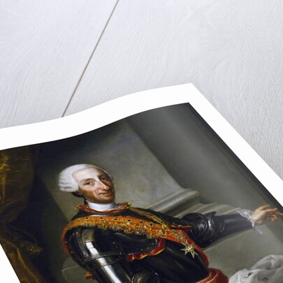 Portrait of Charles III of Bourbon kign of spain by Andres de la Calleja