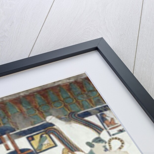 Anubis, Osiris and Nefertari by Egyptian 19th Dynasty