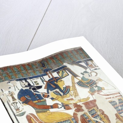 Anubis, Osiris and Nefertari by Egyptian 19th Dynasty