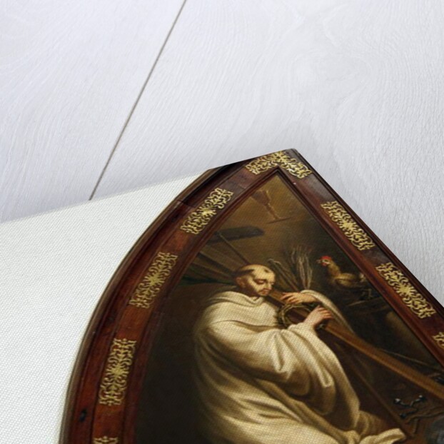 Saint Bernard of Clairvaux, Arma Christi. by Bento Coelho da Silveira