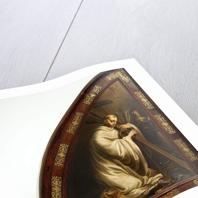 Saint Bernard of Clairvaux, Arma Christi. by Bento Coelho da Silveira