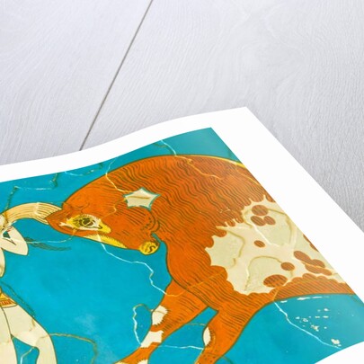 Toreador Fresco, Knossos, Crete 1550-1450 BC by Minoan Minoan