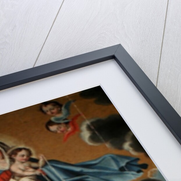 Our Lady of the Rosary with St. Dominic and St. Catherine of Siena by Spanish School