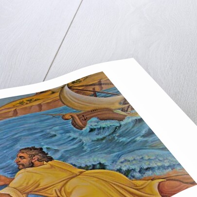 The Virgin Mary rescues a shipwrecked sailor, Cyprus by Cypriot Cypriot
