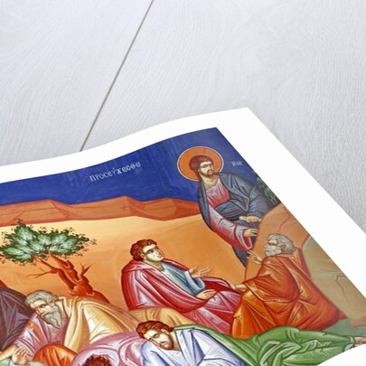 Apostles waiting for Jesus on the Mount of Olives in Jerusalem, Cyprus by Cypriot Cypriot