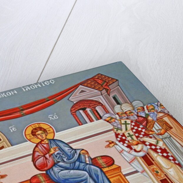 Depiction of Christ in the Temple, Luke 2.22-40, Cyprus by Cypriot Cypriot