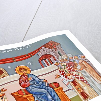 Depiction of Christ in the Temple, Luke 2.22-40, Cyprus by Cypriot Cypriot