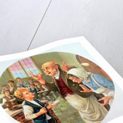 Oliver Twist 'asking for more' by H. Devine