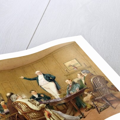 Mr Pickwick Addresses the Club, 1890 by Charles Green
