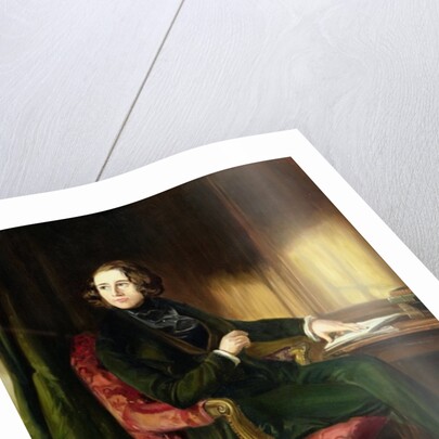 Charles Dickens, 'The Nickleby Portrait', 1839 by Daniel Maclise