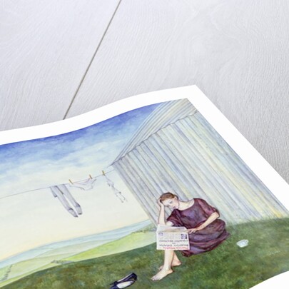 Girl in the Garden by Ditz Ditz