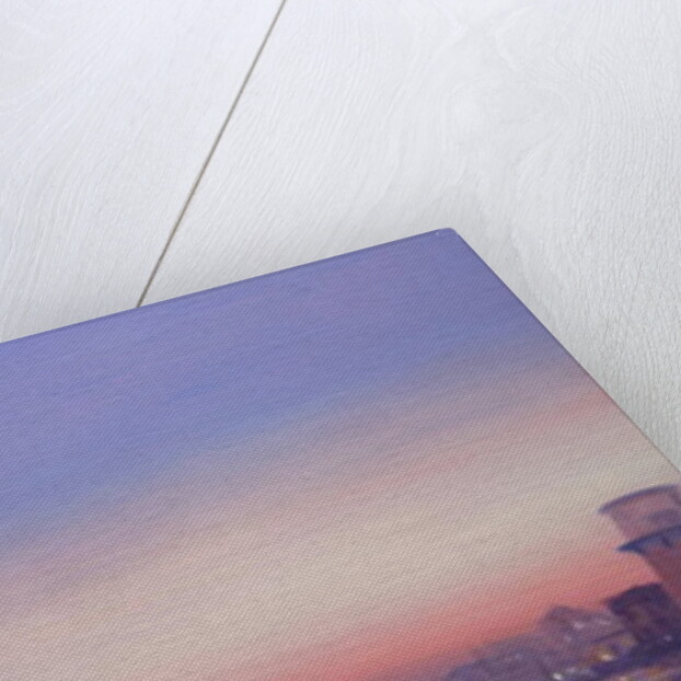 Moon over Varanasi by Derek Hare