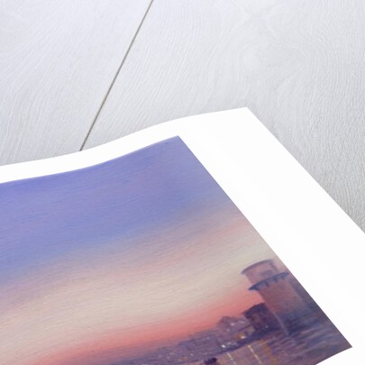 Moon over Varanasi by Derek Hare