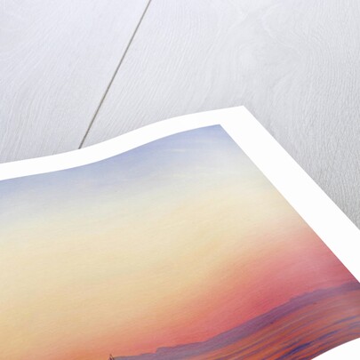 Sunset at Lake Palace, Udaipur by Derek Hare