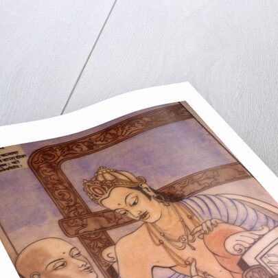 Chanakya and king Chandragupta by School Indian