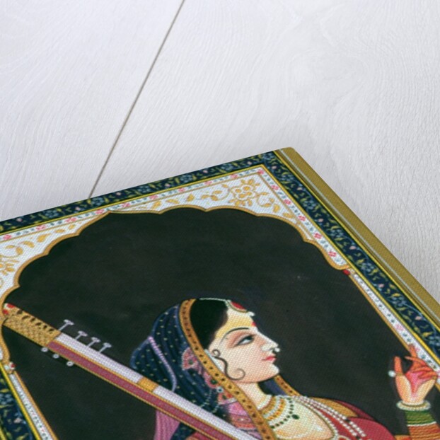 Musician Lady by School Indian