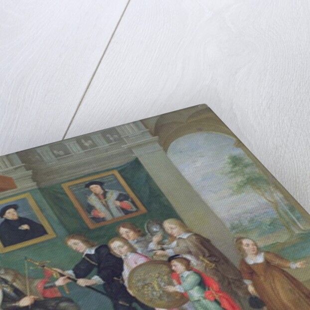 Thomas Howard, 14th Earl of Arundel is presented with arms by his children to mark his appointment to lead the army against Scotland in 1639 by Philip Fruytiers