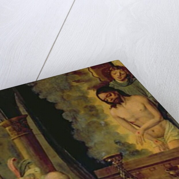 The Mass of St Gregory by Belgian School