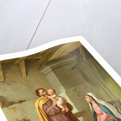The Holy Family in St Joseph's Workshop by Pietro Pezzati