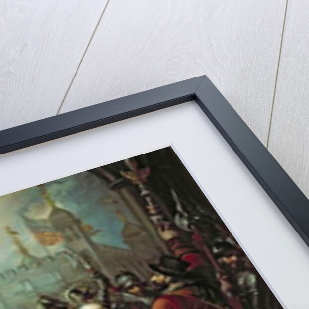 Thomas Howard, Earl of Surrey, defending his allegiance to Richard III before Henry VII after the Battle of Bosworth, 1797 by Mather Brown