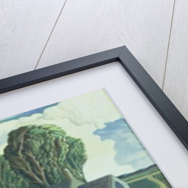 A Hilltop Church, 1930s by George Wright