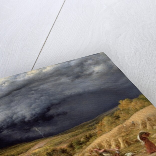 Storm in Harvest, 1856 by John Linnell