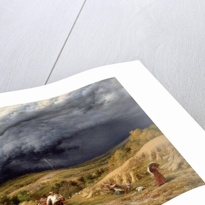 Storm in Harvest, 1856 by John Linnell
