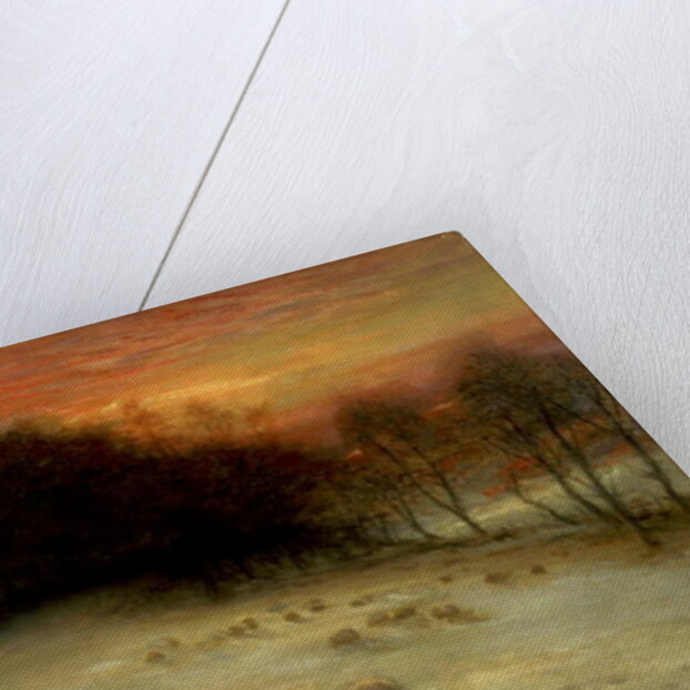 Sheep in a Winter Landscape, Evening by Joseph Farquharson