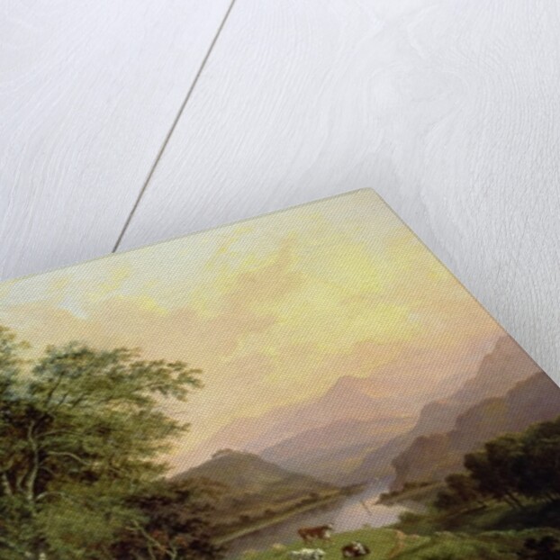 A Highland Lochside, 1847 by Jane Nasmyth