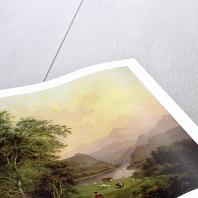 A Highland Lochside, 1847 by Jane Nasmyth