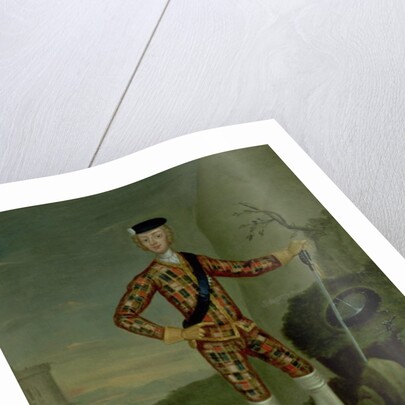 Prince Charles Edward in Tartan by Italian School