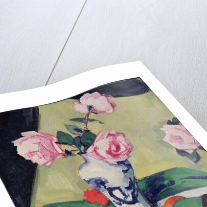 Still Life with Japanese Jar and Roses, c.1919 by Samuel John Peploe