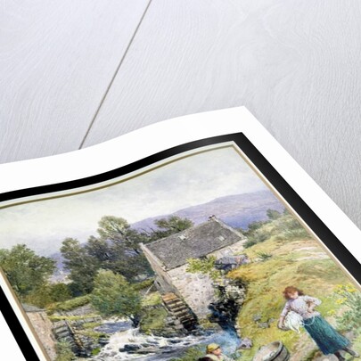 A Mill Pool by Myles Birket Foster
