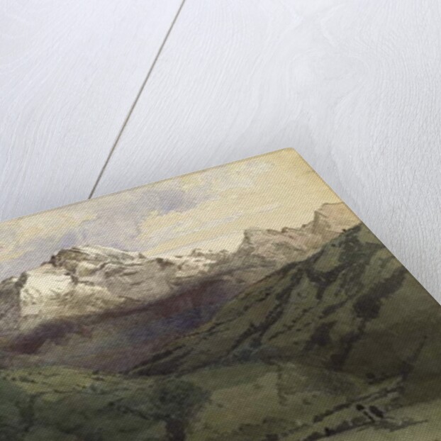 Bavarian Highlands, 1852 by Carl Haag