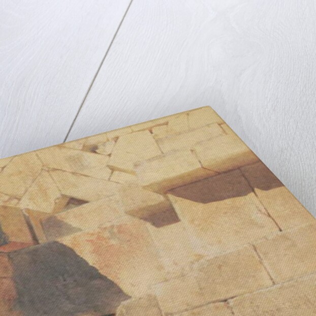 The Entrance to the Pyramid of Cheops, 1860 by Carl Haag