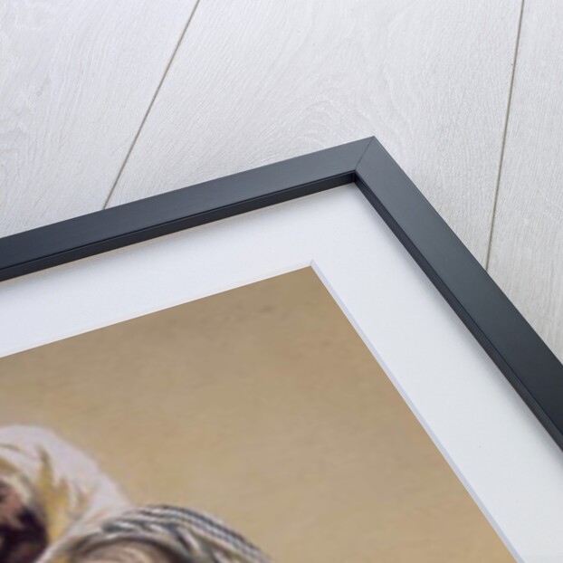 A Jerusalemite Shepherd Winding the Phylacteries for the Hand, 1895 by Carl Haag