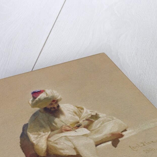 The Letter Writer, 1891 by Carl Haag