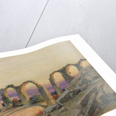 The Aqueduct of Salona, Dalmatia, 1854 by Carl Haag