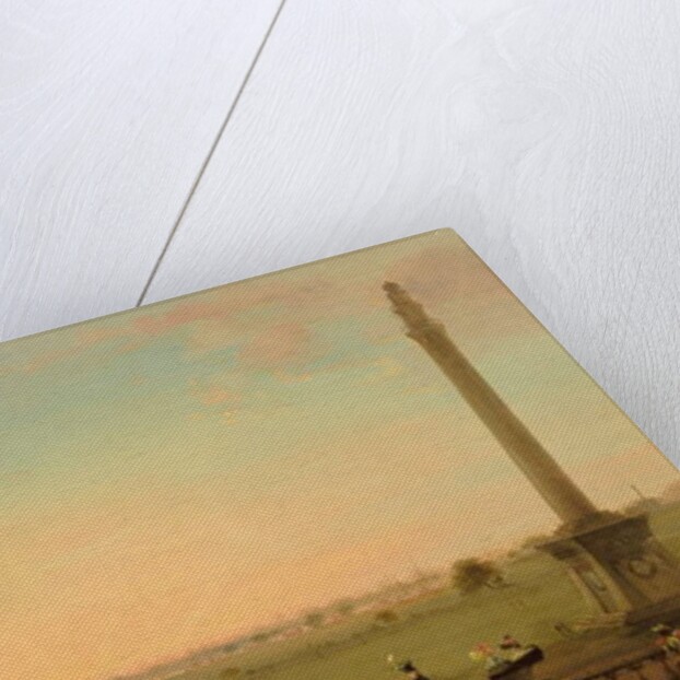 View from the Chowringhee Road, Calcutta, towards the Hoogly River, c.1840 by English School