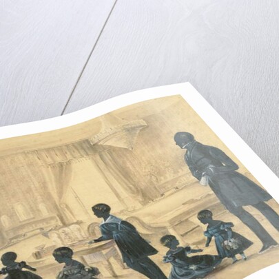 The Burrell Family in their house in Durham, c.1820 by English School